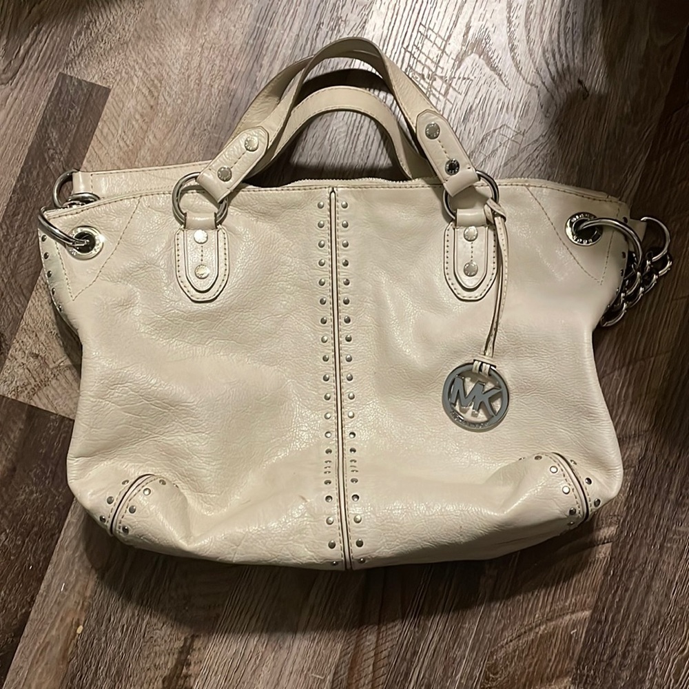 Michael Kors studded bag. Good used condition. See photos.